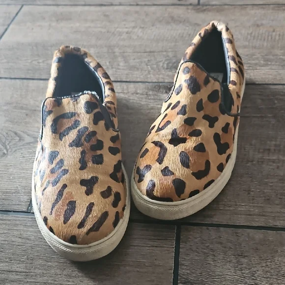 Steve Madden Shoes Steve Madden Leopard Print Slipon Sneakers